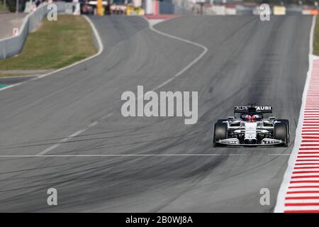 Februar 2020; Circuit De Barcelona Catalunya, Barcelona, Katalonien, Spanien; Formel-1-Vorsaisontest; Scuderia AlphaTauri Honda, Pierre Gasly Stockfoto
