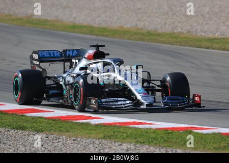 Februar 2020; Circuit De Barcelona Catalunya, Barcelona, Katalonien, Spanien; Formel-1-Vorsaisontest; Mercedes AMG Petronas, Valtteri Bottas Stockfoto