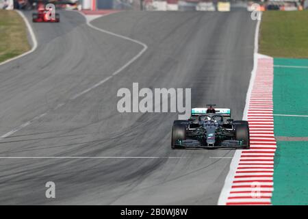 Februar 2020; Circuit De Barcelona Catalunya, Barcelona, Katalonien, Spanien; Formel-1-Test Vor der Saison; Mercedes AMG Petronas, Lewis Hamilton Stockfoto