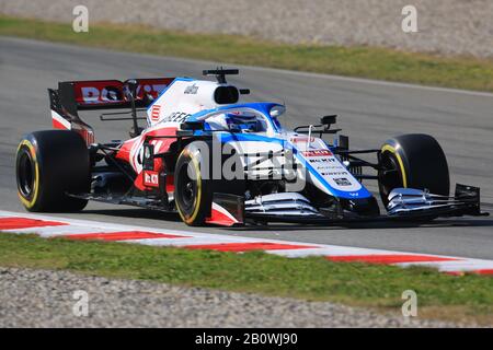 Februar 2020; Circuit De Barcelona Catalunya, Barcelona, Katalonien, Spanien; Formel-1-Vorsaisontest; Rokit Williams Racing, Nicholas Latifi Stockfoto