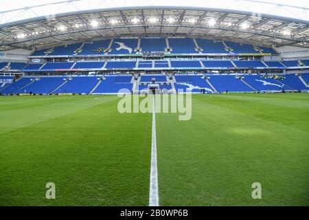 Februar 2020, American Express Community Stadium, Brighton and Hove, England; Premier League, Brighton und Hove Albion V Watford:Brighton Stadium Stockfoto