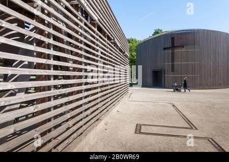 Versöhnungskirche, Versöhnungskirche, Bernauer Straße, Berlin Mitte, Deutschland, Europa Stockfoto