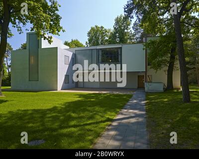 Moholy-Nagy und Feininger Haus, Mastershäuser in Dessau-Roßlau, Sachsen-Anhalt, Deutschland, Europa Stockfoto