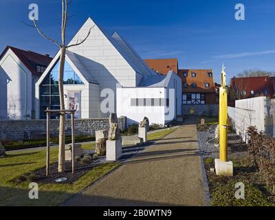 Neues Stadtmuseum Flohburg, Nordhausen, Thüringen, Deutschland Stockfoto