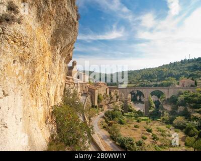 Minerve, Languedoc-Roussillon, Südfrankreich, Frankreich, Europa Stockfoto