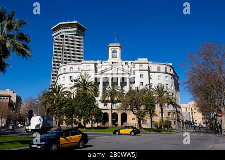 Sektor Naval de Catauna Hauptquartiergebäude, Barcelona, Catalunya, Spanien Stockfoto