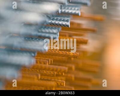 Baustahl Stockfoto