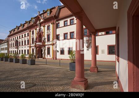 Kurmainzische Statthalterei, heute Staatskanzlerei in Erfurt, Thüringen, Deutschland, Europa Stockfoto