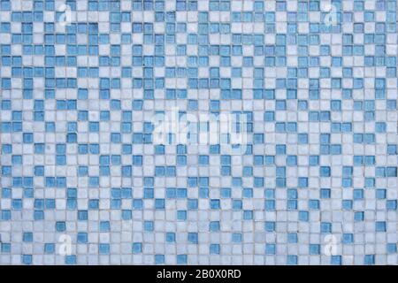 Mosaikstruktur am Miami River Walk, Detail, Downtown Miami, Florida, USA, Stockfoto