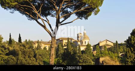 Basilika von Santi Giovanni e Paolo, Rom, Italien, Südeuropa, Europa, Stockfoto