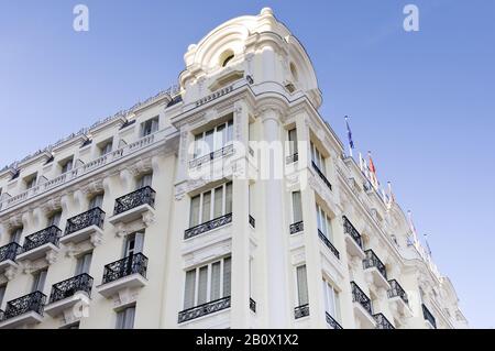 Historische Gebäude an der Calle de Sta. Isabel, Madrid, spanien, Stockfoto