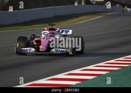 Lance Stroll (cdn) Rennpunkt f1 rp20 während Der Tests Vor der Saison 2020, Formel-1-Meisterschaft in Barcelona (Spanien), Italien, 21. Februar 2020 Stockfoto