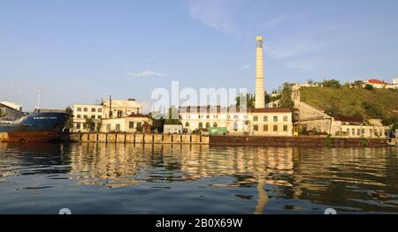 Hafenanlagen, Sewastopol, Krim, Ukraine, Osteuropa, Stockfoto