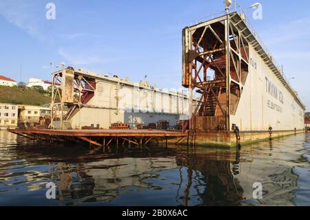 Hafenanlagen, Sewastopol, Krim, Ukraine, Osteuropa, Stockfoto