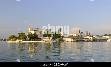 Hafenanlagen, Sewastopol, Krim, Ukraine, Osteuropa, Stockfoto