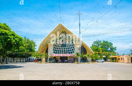 Sto. Niño Mactan Church Lapu Lapu City Cebu Stockfoto