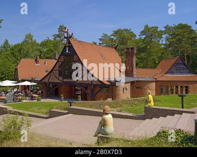 Café, Worpswede, Niedersachsen, Deutschland, Stockfoto