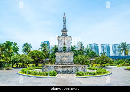 Lapu-lapu City Historical Spot Mactan Shrine Stockfoto