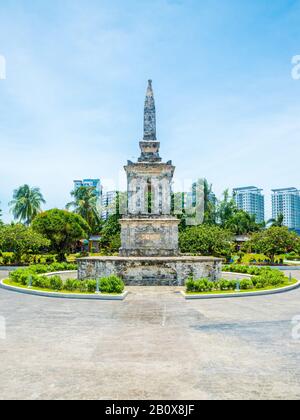 Lapu-lapu City Historical Spot Mactan Shrine Stockfoto