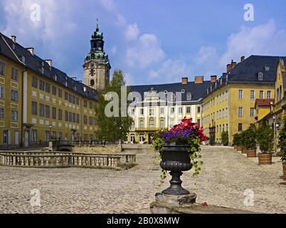 Schloss Heidecksburg in der thüringischen Umgebung, Stockfoto