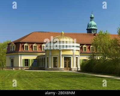 Schloss Sondershausen mit Pavillon, Thüringen, Deutschland, Stockfoto