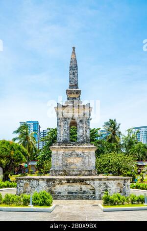 Lapu-lapu City Historical Spot Mactan Shrine Stockfoto