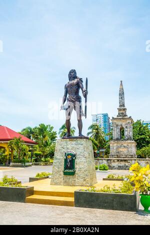 Lapu-lapu City Historical Spot Mactan Shrine Stockfoto