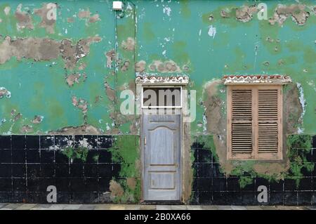 Hausfassade, Paseo de la Canteras, Las Palmas de Gran Canaria, Gran Canaria, Kanarische Inseln, Spanien, Stockfoto