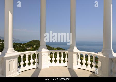 Aussichtsplattform, Krimgebirge, Jutta, Autonome Republik Krim, Ukraine, Osteuropa, Stockfoto