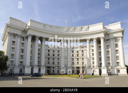 Ukrainisches Außenministerium, Kiew, Ukraine, Osteuropa, Stockfoto