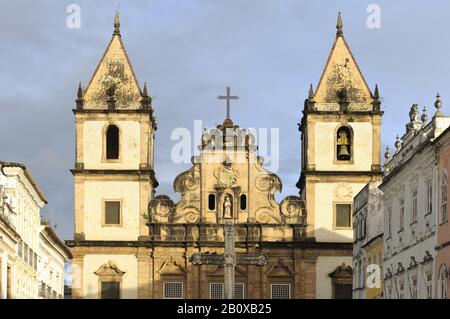 Igreja Sao Francisco Church, Pelourinho, Salvador da Bahia, Bahia, Brasilien, Südamerika, Stockfoto