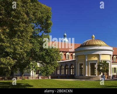 Schloss Sondershausen mit Pavillon, Thüringen, Deutschland, Stockfoto