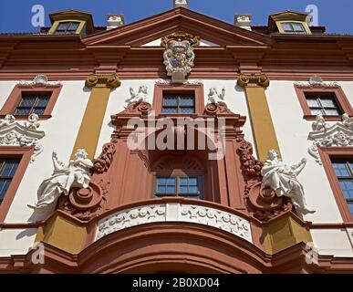 Kurmainzische Statthalterei, heute Kanzleramt in Erfurt, Thüringen, Deutschland, Stockfoto