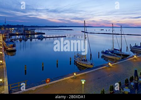 Stadthafen Barth, Landkreis Vorpomern-Rügen, Mecklenburg-Vorpommern, Deutschland, Stockfoto