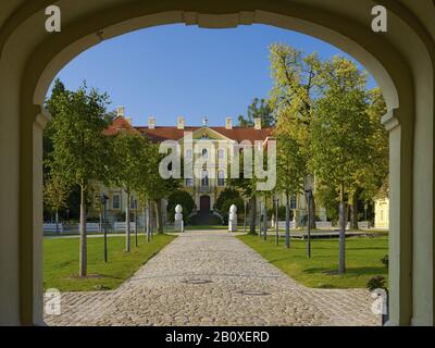 Schloss Rammenau, Landkreis Bautzen, Sachsen, Deutschland, Stockfoto