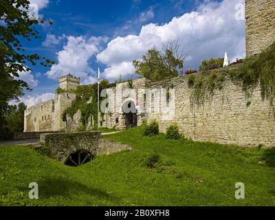 Eckartsburg in Eckartsberga, Sachsen-Anhalt, Deutschland, Stockfoto