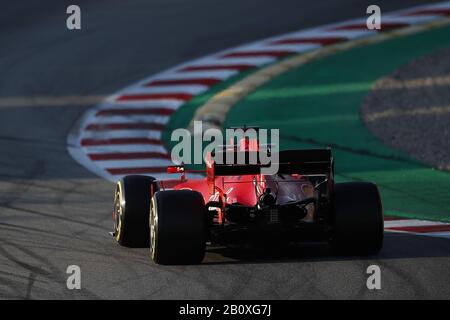 Barcelona, Katalonien, Spanien. Februar 2020. 21. Februar 2020 - Circuit de Barcelona-Catalunya, Montmelo, Spanien - Formel-1-Vorsaison 2020; Sebastian Vettel aus Deutschland fuhr die (5) Scuderia Ferrari SF1000 auf der Strecke. Gutschrift: Eric Alonso/ZUMA Wire/Alamy Live News Stockfoto