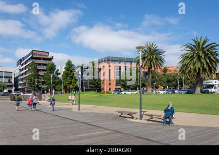 Strandpromenade, Geelong, Grant County, Victoria, Australien Stockfoto