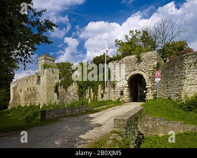 Eckartsburg in Eckartsberga, Sachsen-Anhalt, Deutschland, Stockfoto