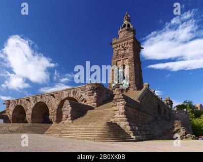 Kyffhauser Denkmal am Kyffhauser bei Bad Frankenhausen, Thüringen, Deutschland, Stockfoto