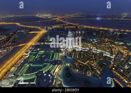 Innenstadt, Dubai, Vereinigte Arabische Emirate, Stockfoto
