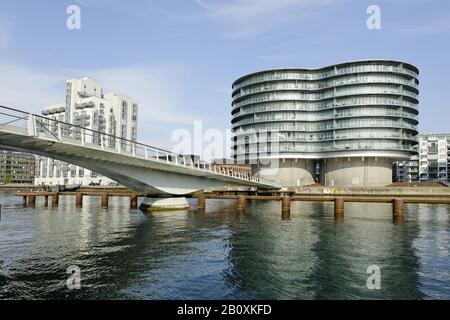 Apartments in Vesterbro, Sydhavnen, Kopenhagen, Dänemark, Stockfoto