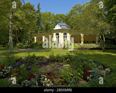 Trinkhalle im Kurpark von Bad Sulza, Thüringen, Deutschland, Stockfoto