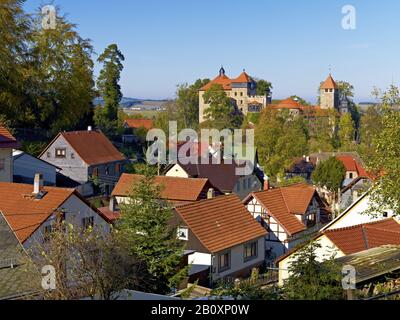 Schloss Elgersburg in Elgersburg bei Ilmenau, Thüringen, Deutschland, Stockfoto