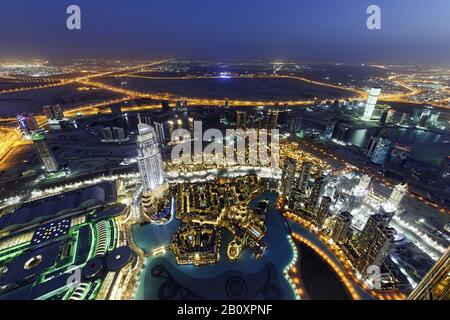 Innenstadt, Dubai, Vereinigte Arabische Emirate, Stockfoto