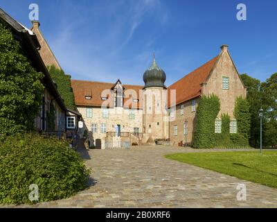 Museum Burg Bederkesa, Bad Bederkesa, Niedersachsen, Deutschland, Stockfoto