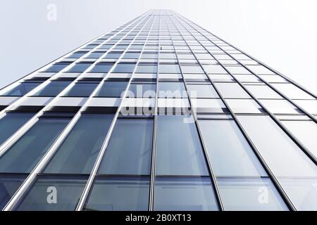 DZ Bank Tower, SELMI-WOLKENKRATZER, Platz der Republik, Frankfurt am Main, Hessen, Deutschland, Stockfoto