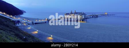 Pier in Sellin, Insel Rügen, Mecklenburg-Vorpommern, Deutschland, Stockfoto