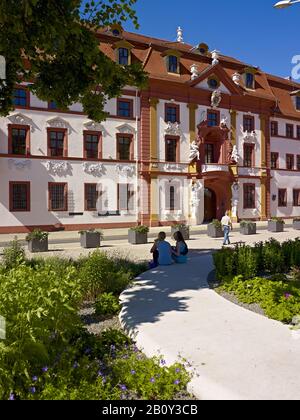 Kurmainzische Statthalterei, heute Kanzleramt in Erfurt, Thüringen, Deutschland, Stockfoto