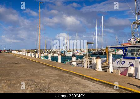 Apollo Bay Harbour entlang der Great Ocean Road in Victoria, Australien Stockfoto